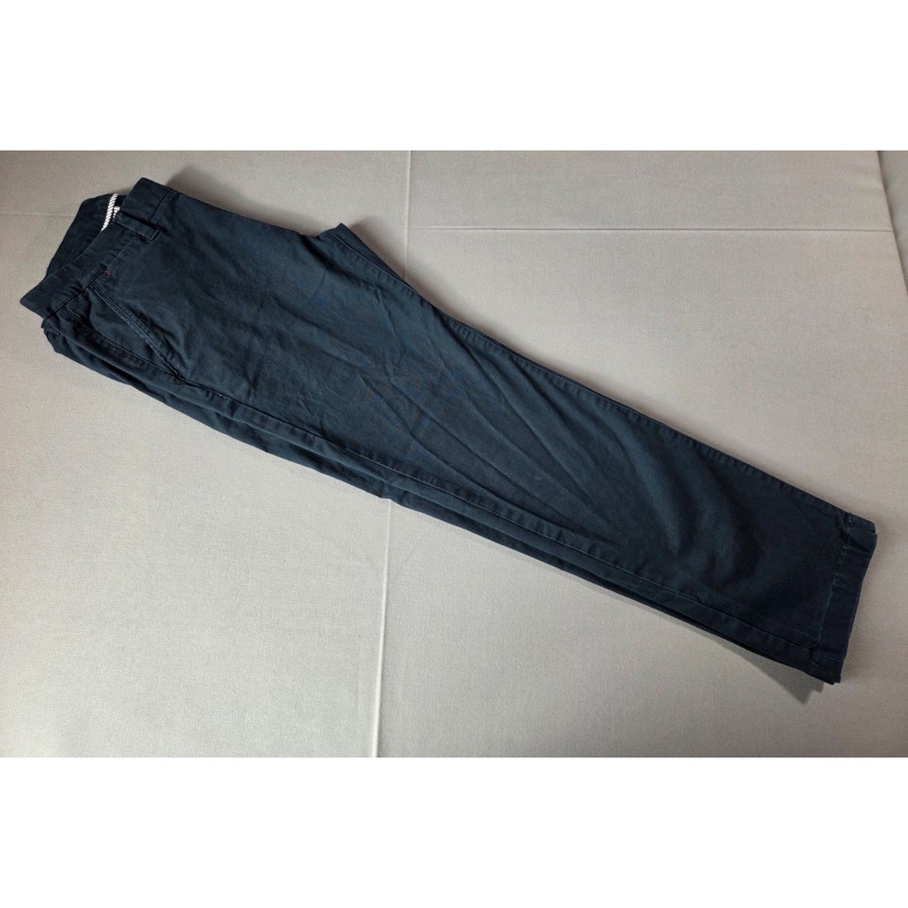 UNTUCKit Pants Mens 32x29 Blue Soft Straight Leg St. Clair Pants Chino Classic